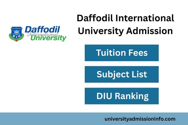 Daffodil International University Admission