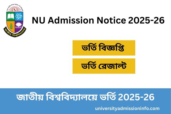 NU Admission Notice