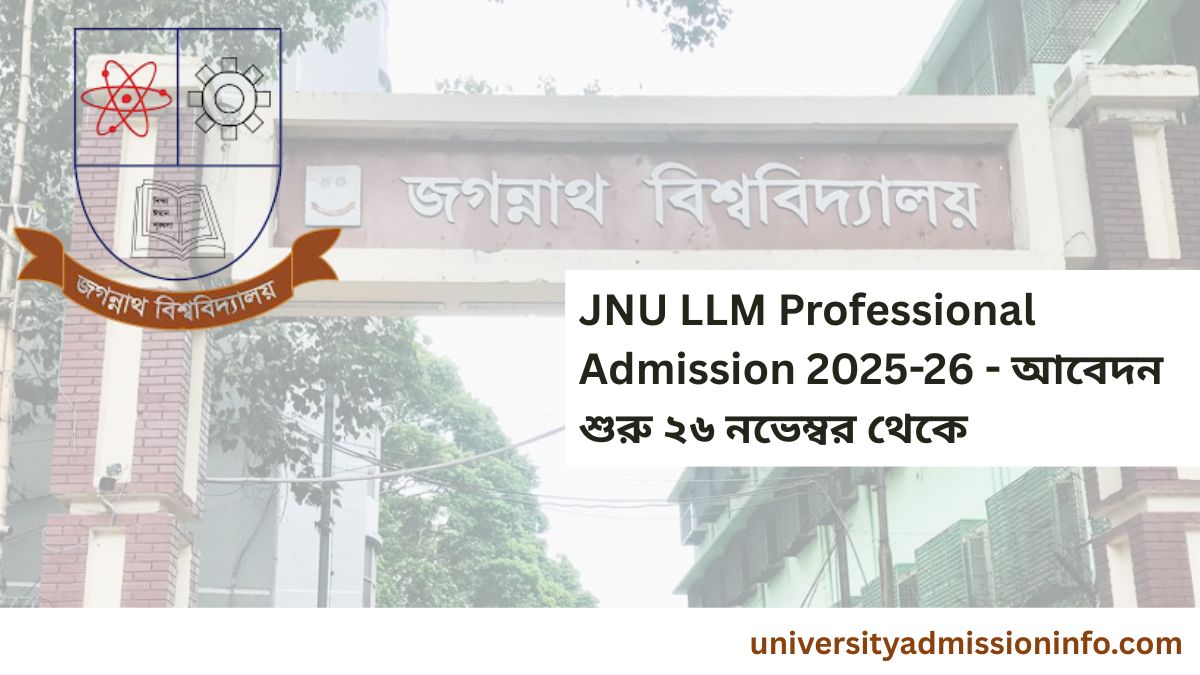 JNU LLM Professional Admission 2025-26
