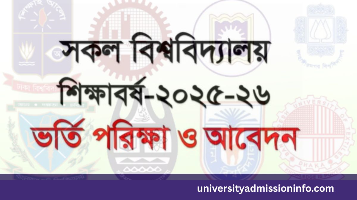 University Admission Test Dates 2025-26
