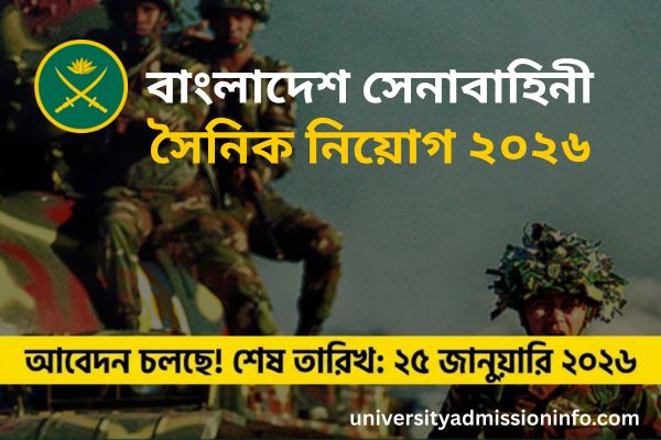 Army Sainik Job Circular 2026